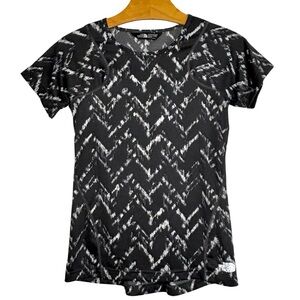 Women's XS The North Face Flashdry Activewear Short Sleeve T-Shirt Black